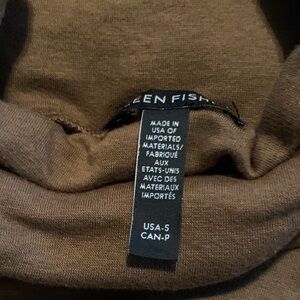 Eileen Fisher Men's Turtleneck Sweater in Rich Brown